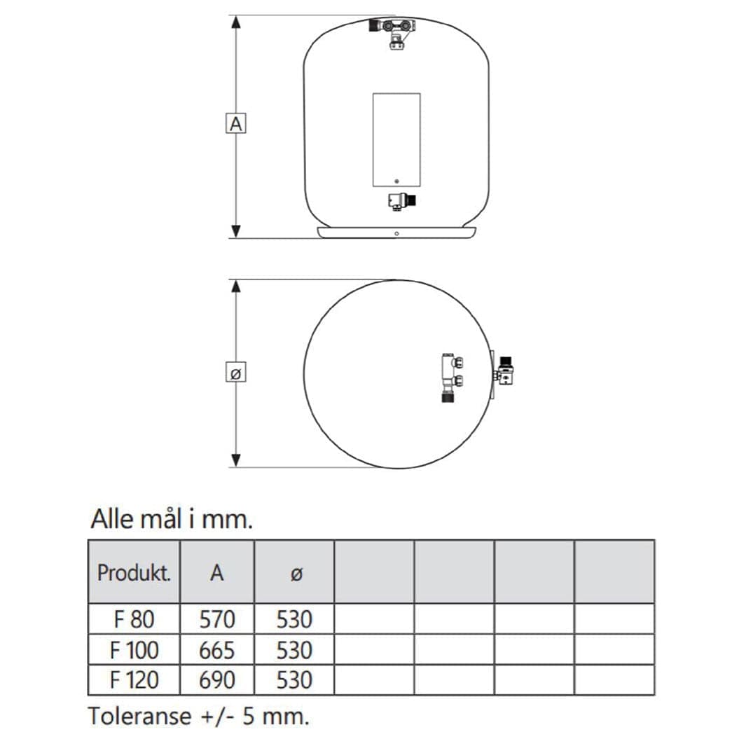 OSO Flexi Benkebereder OSO Hotwater Benkebereder