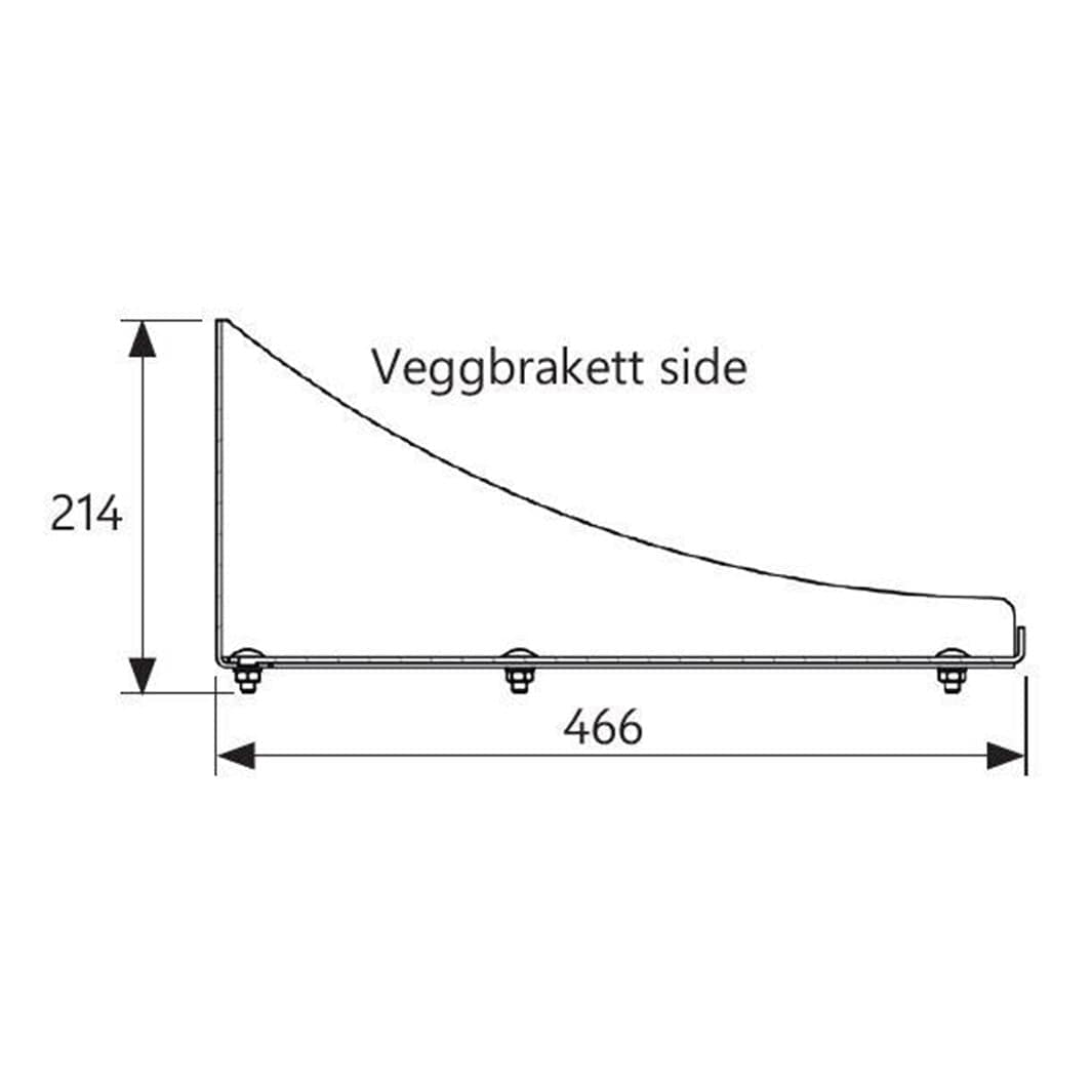 OSO VB16 Veggbrakett OSO Hotwater Tilbehør varmtvannsbereder AH-8015432
