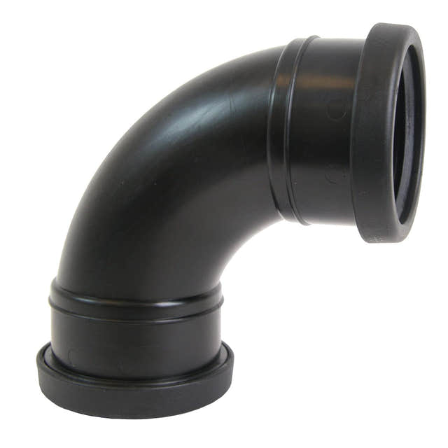 Pipelife Avløpsbend PP med Lang Radius 75mm / 88° Pipelife Bend AH-2211149