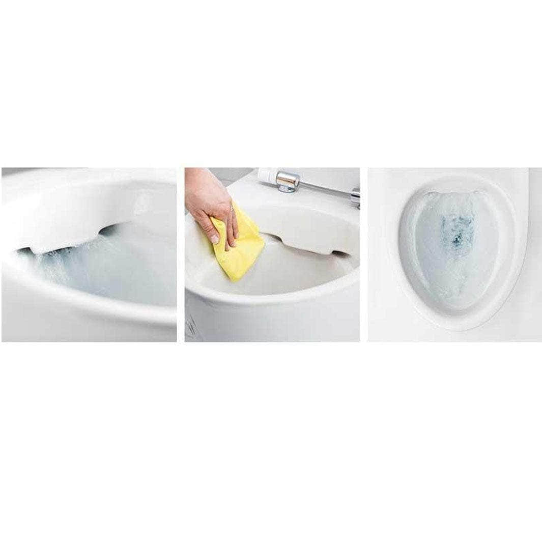 Porsgrund Glow 61 Toalett Rimfree Hvit / Dobbel Porsgrund Gulvstående toalett GE-6002897