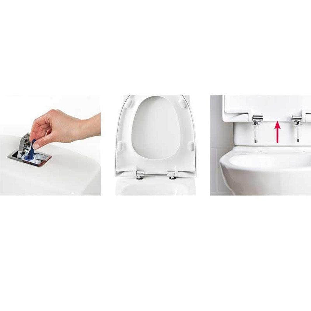 Porsgrund Glow 61 Toalett Rimfree Hvit / Dobbel Porsgrund Gulvstående toalett GE-6002897