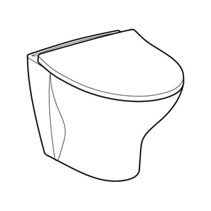 Geberit GLOW Style Rimfree vegghengt toalett