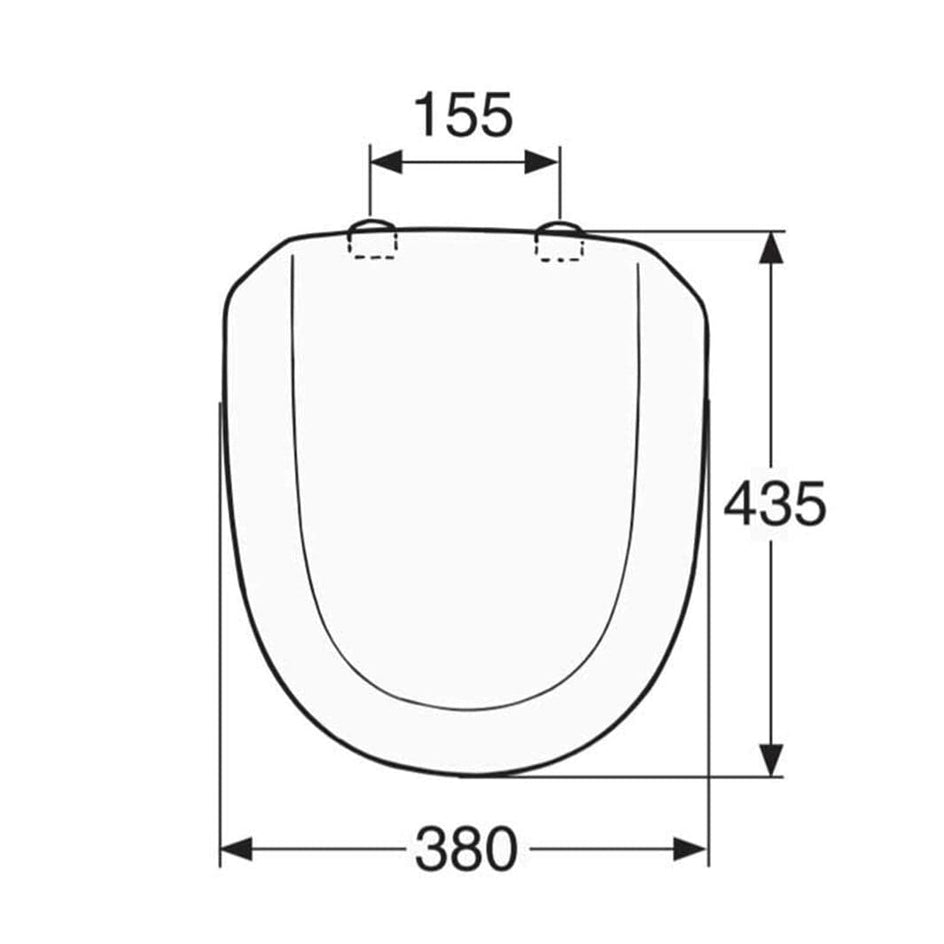 Porsgrund Trevi 91160 Mykplast Sete Porsgrund Toalettsete GE-6004249
