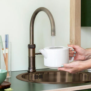 Quooker Classic Fusion Round alt-i-ett retro kjøkkenarmatur