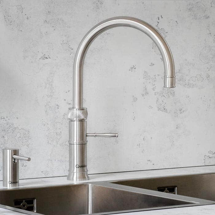 Quooker Classic Fusion Round alt-i-ett retro kjøkkenarmatur Quooker Kjøkkenarmatur