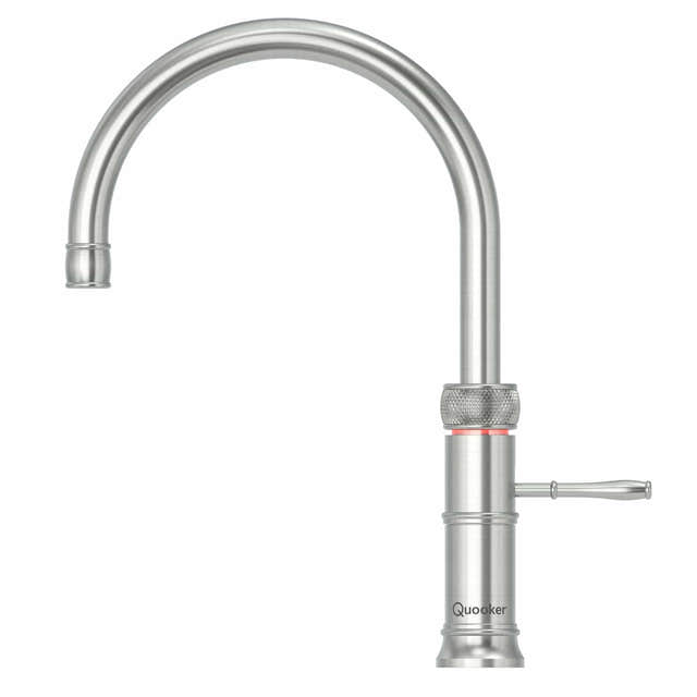 Quooker Classic Fusion Round alt-i-ett retro kjøkkenarmatur Rustfritt stål / PRO3 Quooker Kjøkkenarmatur BUN-Q211610402