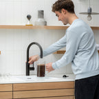 Quooker Flex alt-i-ett kjøkkenarmatur med uttrekksslange