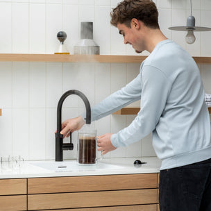 Quooker Flex alt-i-ett kjøkkenarmatur med uttrekksslange