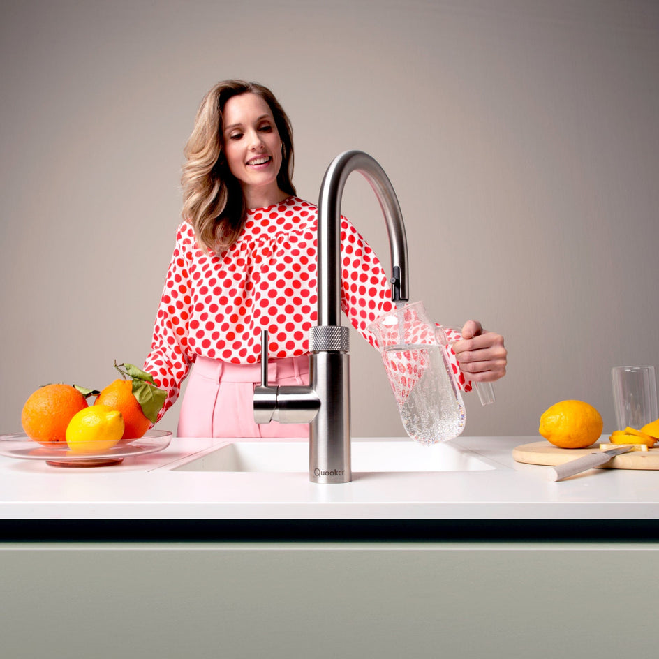 Quooker Flex alt-i-ett kjøkkenarmatur med uttrekksslange Quooker Kjøkkenarmatur