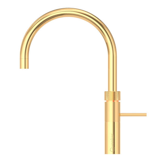 Quooker Fusion Round alt-i-ett design kjøkkenarmatur Gull / PRO3 Quooker Kjøkkenarmatur BUN-Q210850702