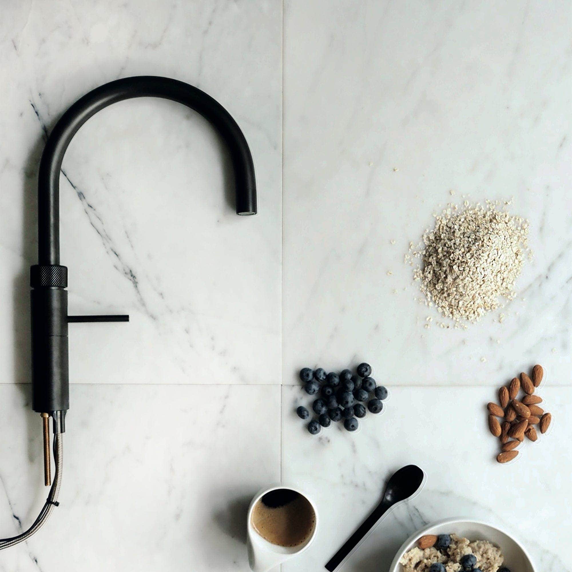 Quooker Fusion Round alt-i-ett design kjøkkenarmatur Quooker Kjøkkenarmatur