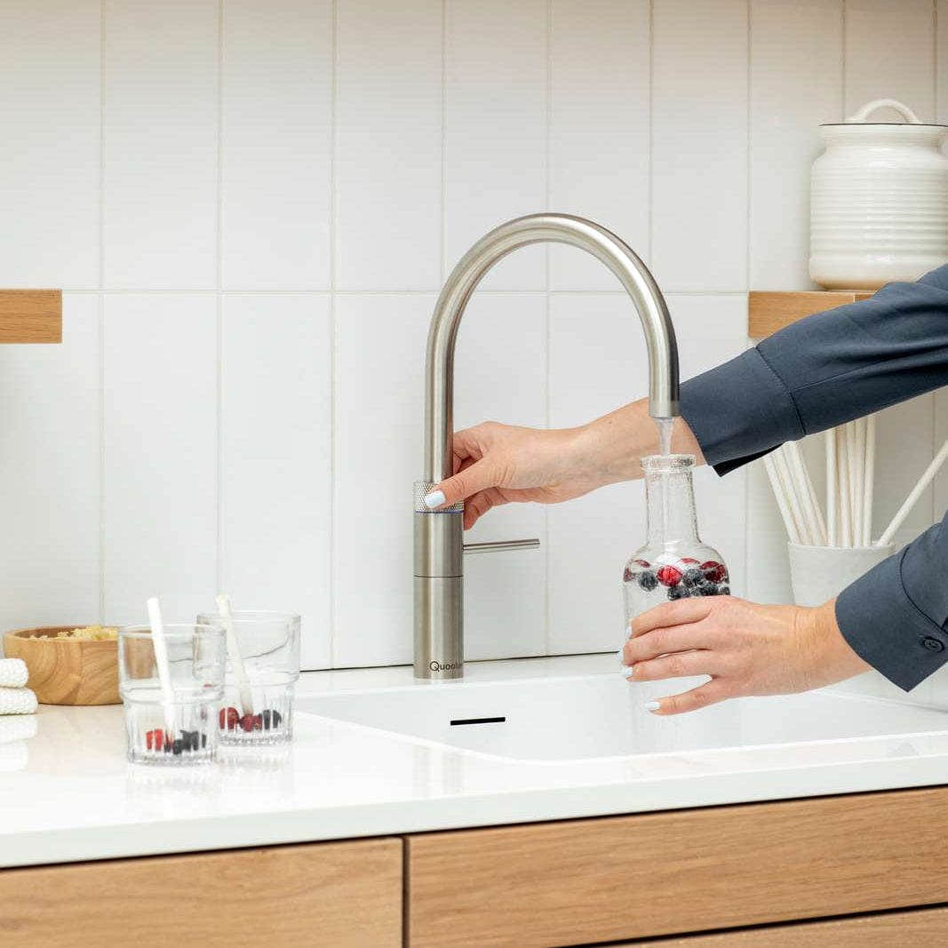 Quooker Fusion Round alt-i-ett design kjøkkenarmatur Quooker Kjøkkenarmatur