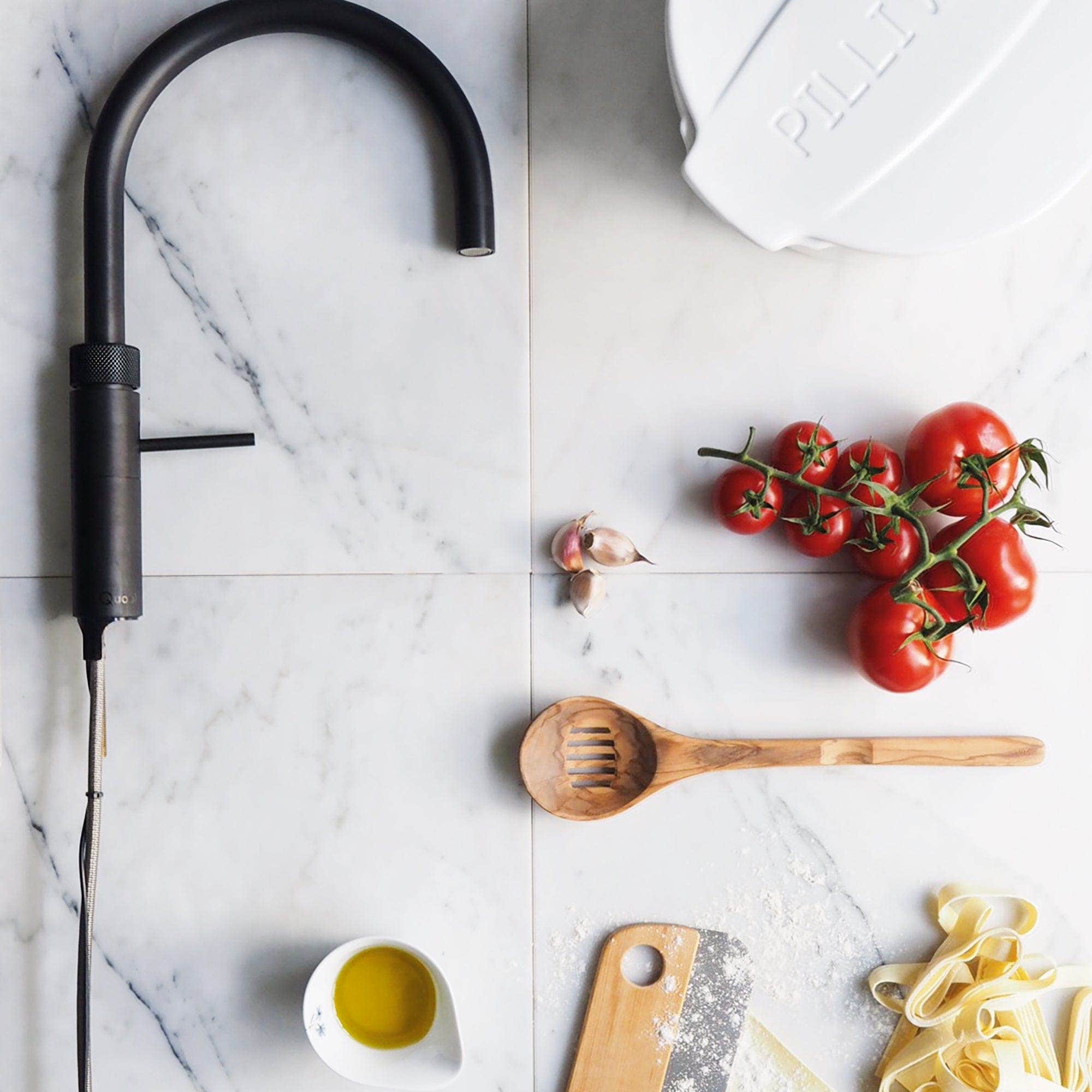 Quooker Fusion Round alt-i-ett design kjøkkenarmatur Quooker Kjøkkenarmatur