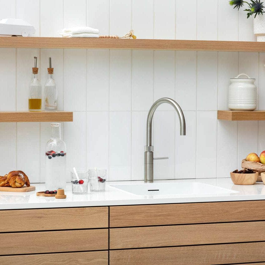 Quooker Fusion Round alt-i-ett design kjøkkenarmatur Quooker Kjøkkenarmatur