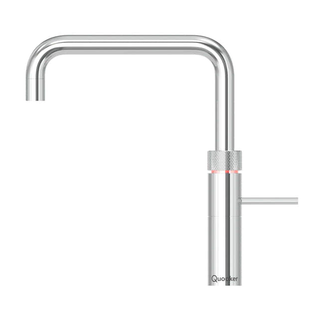 Quooker Fusion Square alt-i-ett design kjøkkenarmatur Krom / PRO3 Quooker Kjøkkenarmatur BUN-Q210840102