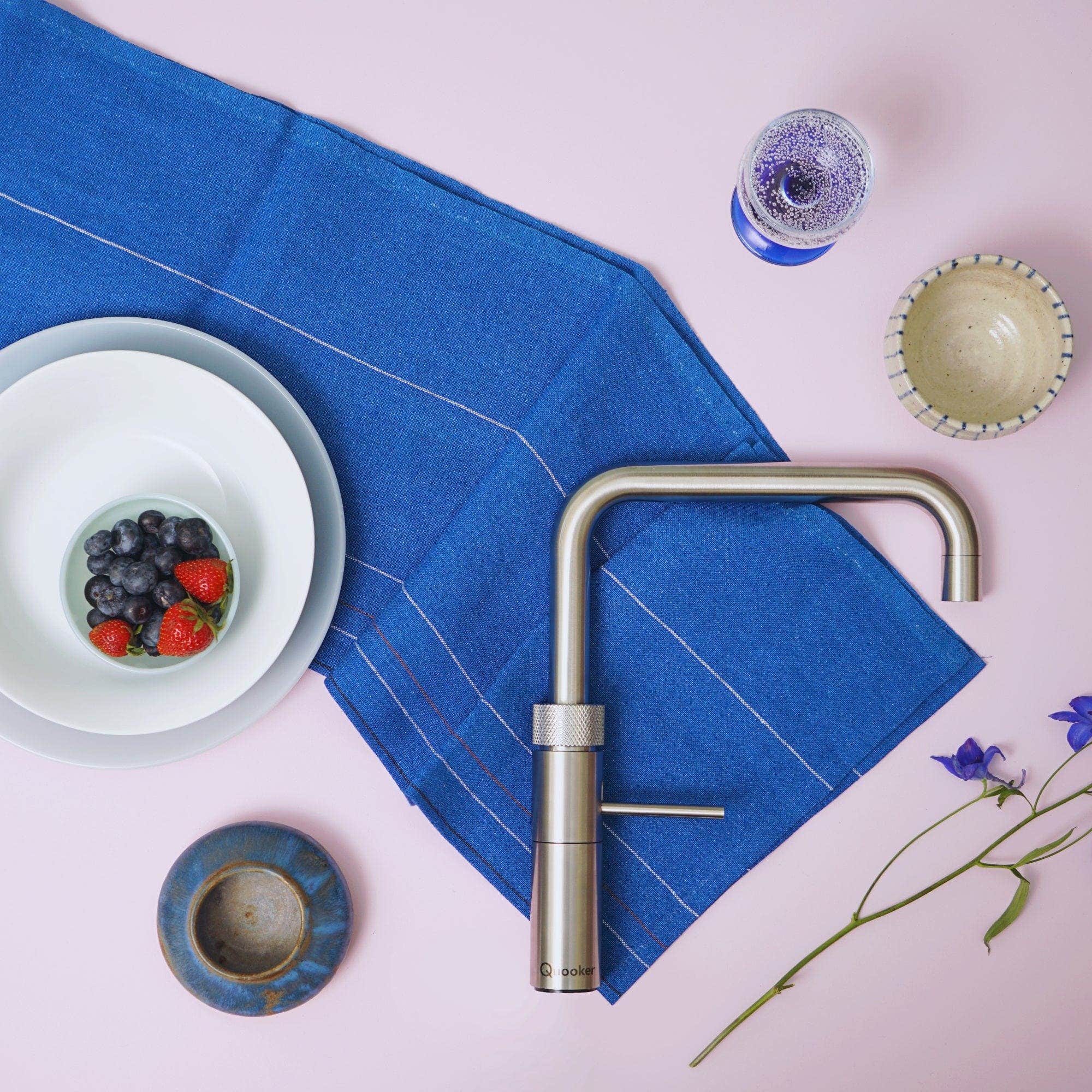 Quooker Fusion Square alt-i-ett design kjøkkenarmatur Quooker Kjøkkenarmatur