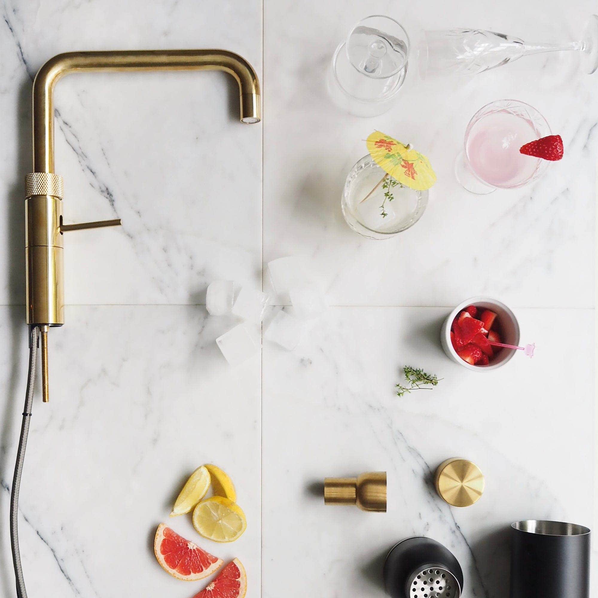 Quooker Fusion Square alt-i-ett design kjøkkenarmatur Quooker Kjøkkenarmatur