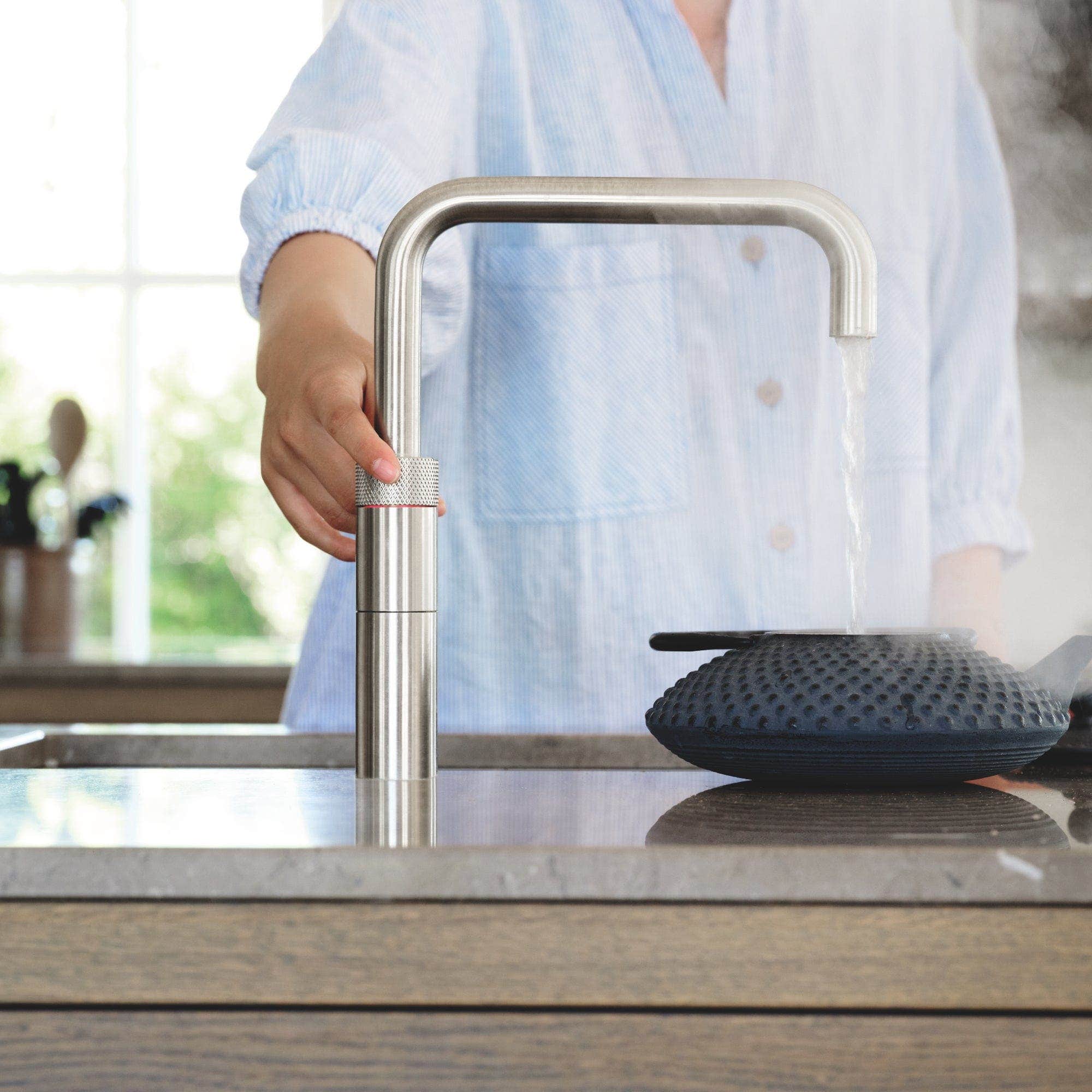 Quooker Fusion Square alt-i-ett design kjøkkenarmatur Quooker Kjøkkenarmatur