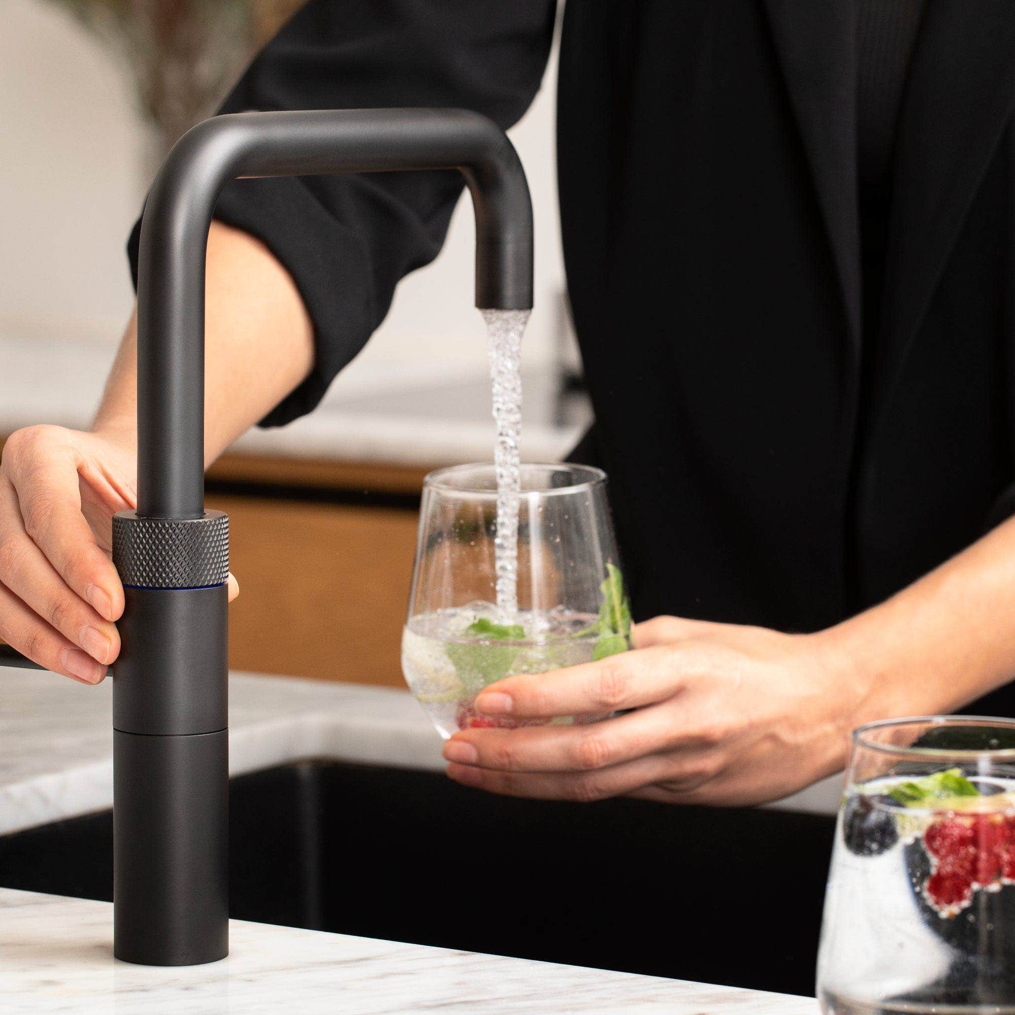 Quooker Fusion Square alt-i-ett design kjøkkenarmatur Quooker Kjøkkenarmatur