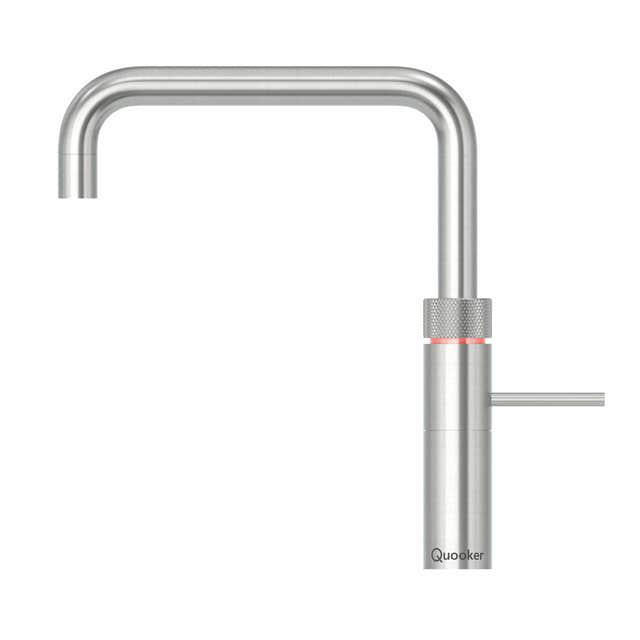 Quooker Fusion Square alt-i-ett design kjøkkenarmatur Rustfritt stål / PRO3 Quooker Kjøkkenarmatur BUN-Q210840402