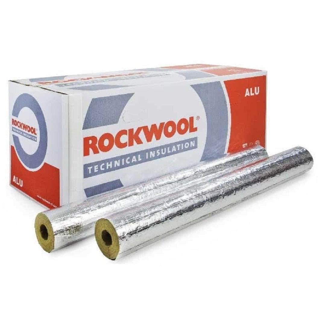 Rockwool Rørskål med Tape 1 m Rockwool Rørskåler