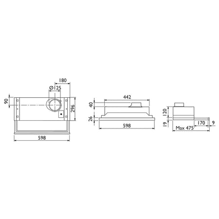 Røroshetta 420 Uttrekksventilator Slim