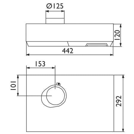 Røroshetta 480-12/16 Ventilator Innsats