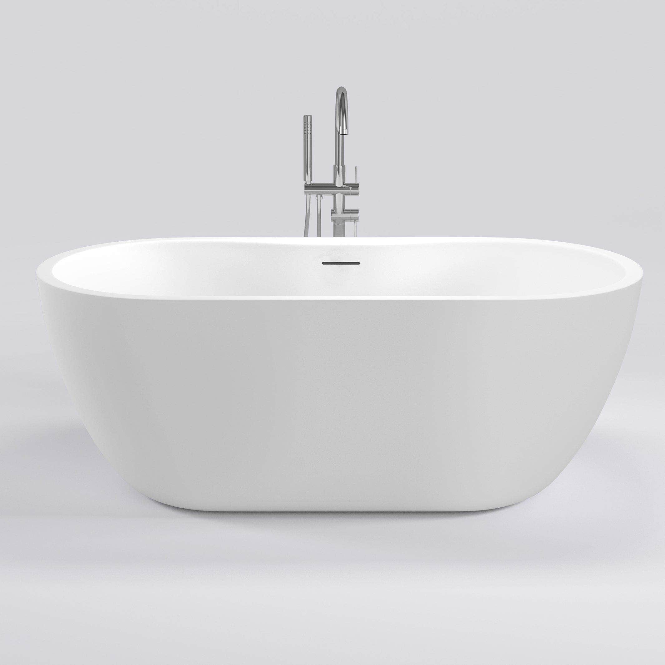 Sanipro ALFA Frittstående badekar 165 Hvit / 165cm Sanipro Frittstående badekar SA-2042