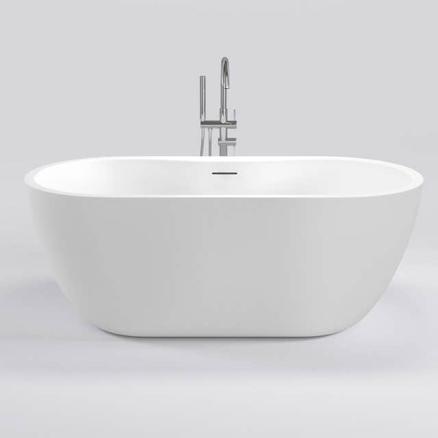 Sanipro ALFA Frittstående badekar 165 Hvit / 165cm Sanipro Frittstående badekar SA-2042