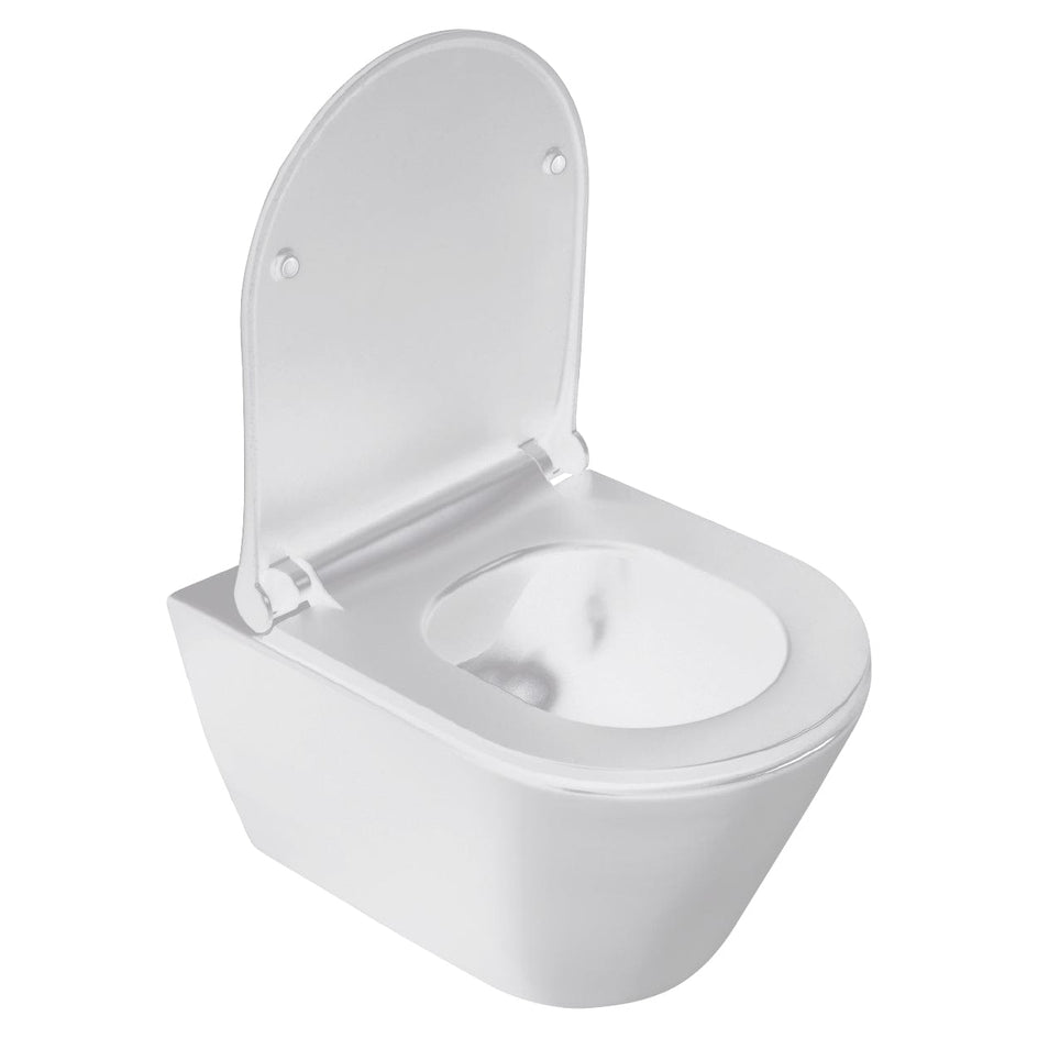 Sanipro Aquaform Rimless Vegghengt Toalett - inkl. soft-close sete Sanipro Vegghengt toalett