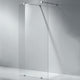 Sanipro ART Dusjvegg Krom / 120cm / Klart glass Sanipro Dusjvegg SA-10021