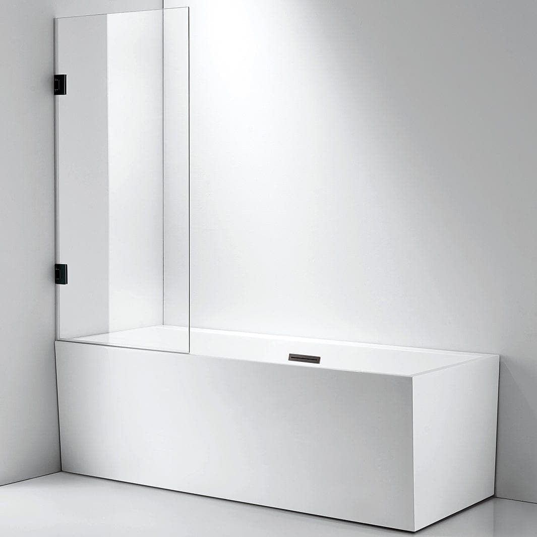 Sanipro Badekarvegg Style 75 - 8mm glass Krom / 75cm / Klart glass Sanipro Badekarvegg SA-10015_2
