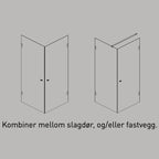 Sanipro Focus Fastvegg - pris pr stk