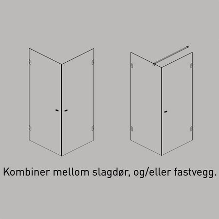 Sanipro Focus Fastvegg - pris pr stk