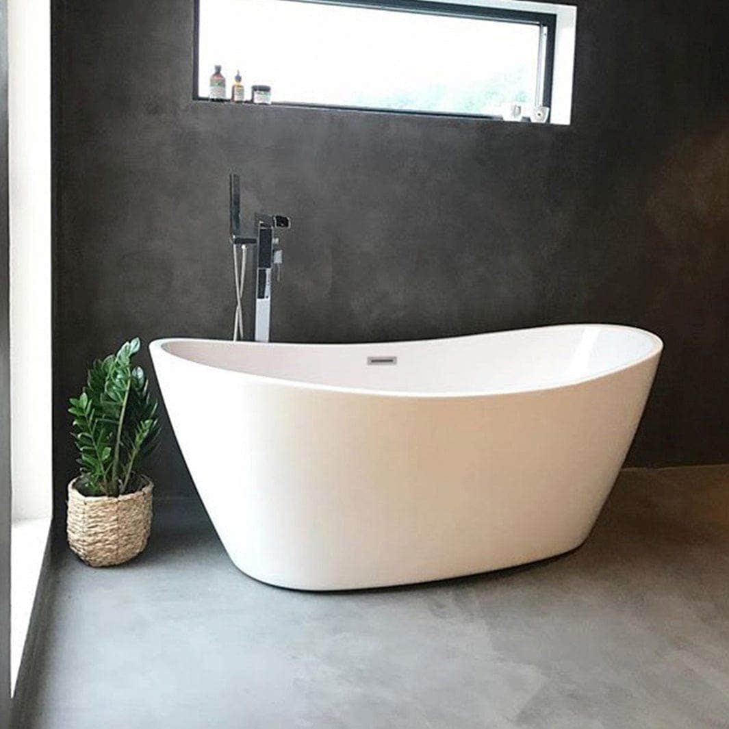Sanipro Paris Frittstående badekar 150 Hvit / 150cm Sanipro Frittstående badekar SA-10100