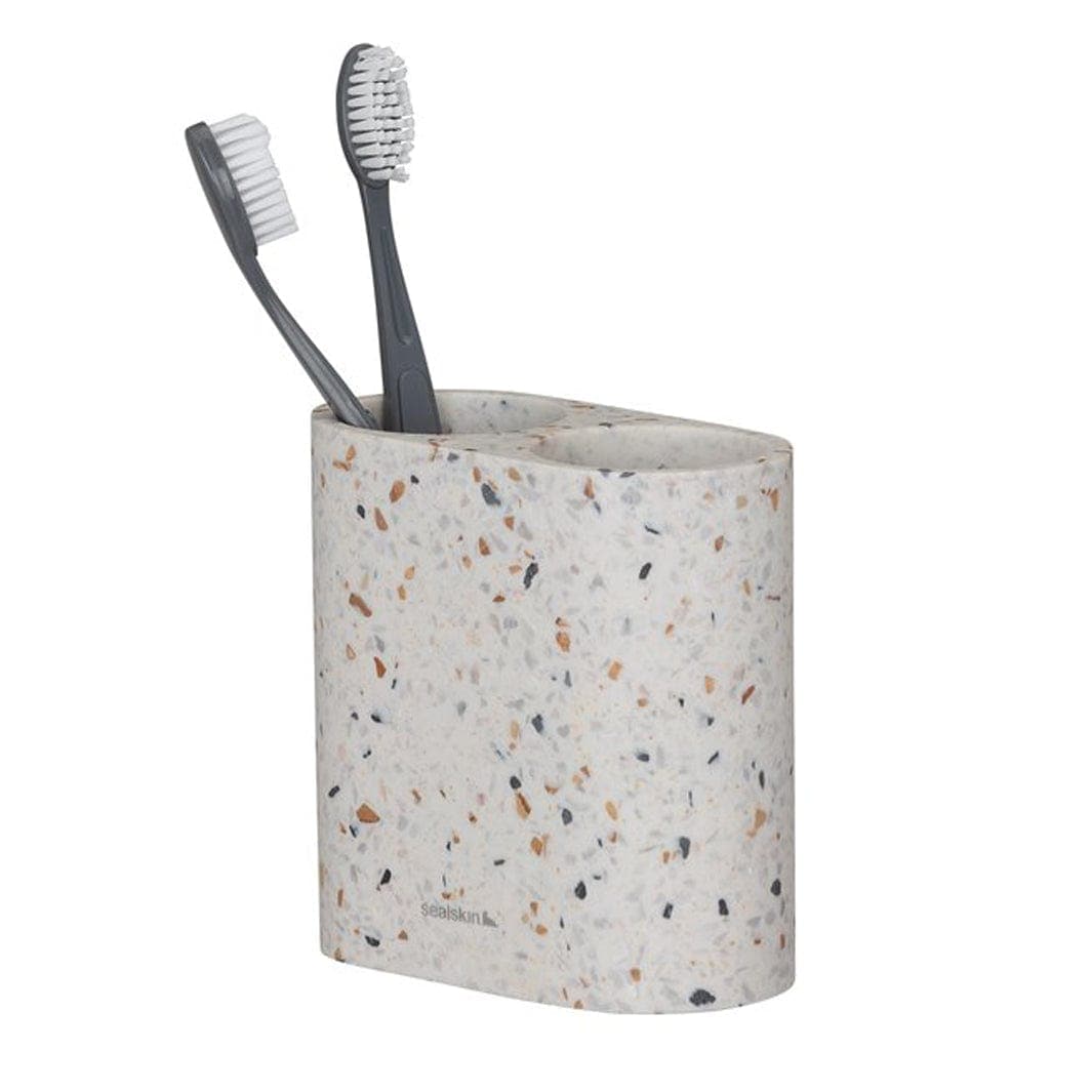 Sealskin Blend tannbørsteholder dobbel terrazo