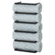Sealskin Carrè håndklehylle 5 for vegg matt sort Svart Sealskin Håndklehylle CO-396330746