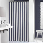 Sealskin Linje Dusjforheng hvite striper