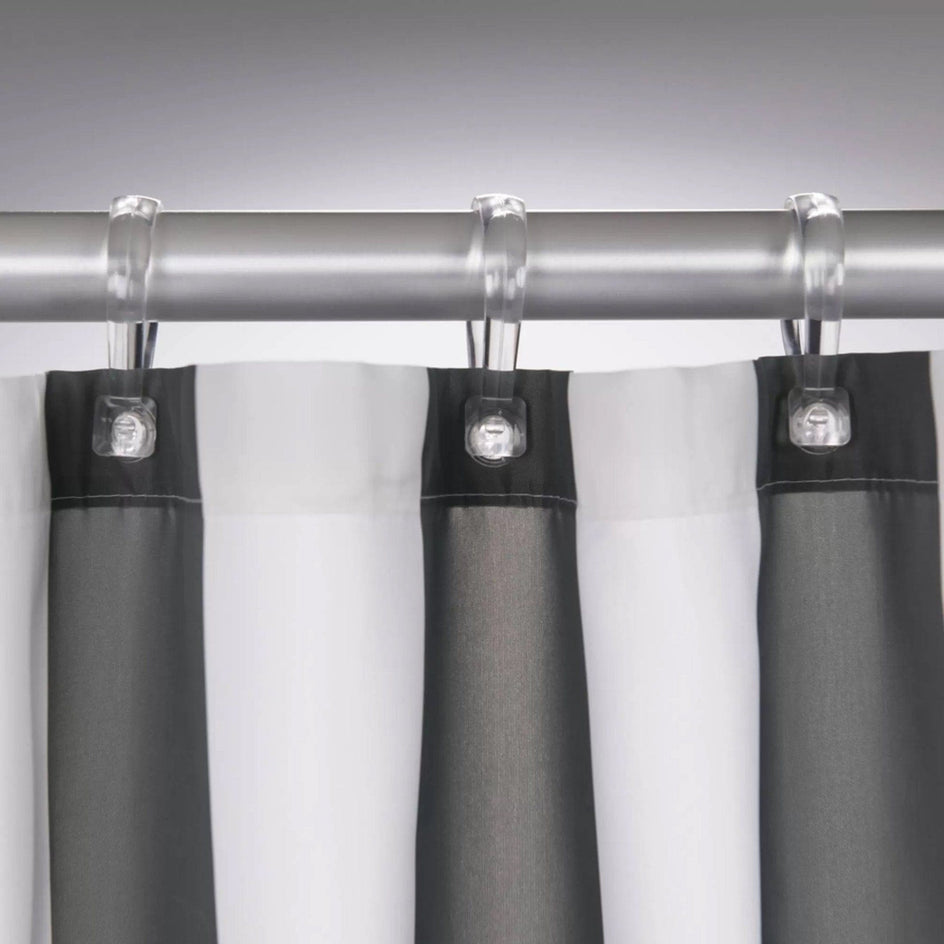 Sealskin Linje Dusjforheng hvite striper Sealskin Dusjforheng