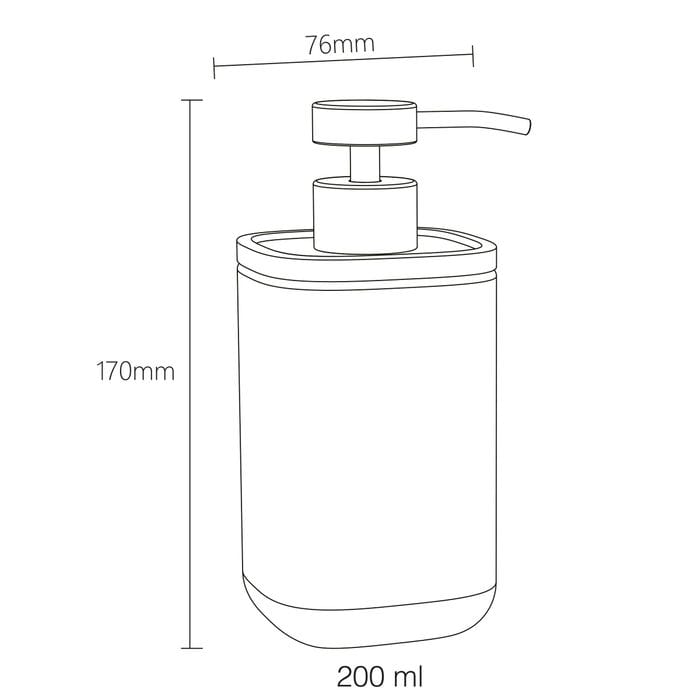 Sealskin Mind Såpedispenser 200ml frittstående Mørk grønn Sealskin Såpedispenser CO-V800054