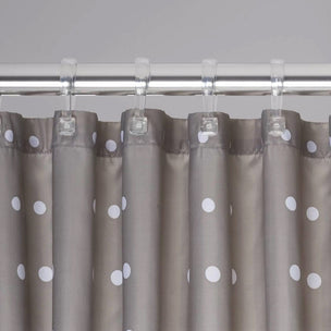 OUTLET: Sealskin Speckles dusjforheng i tekstil