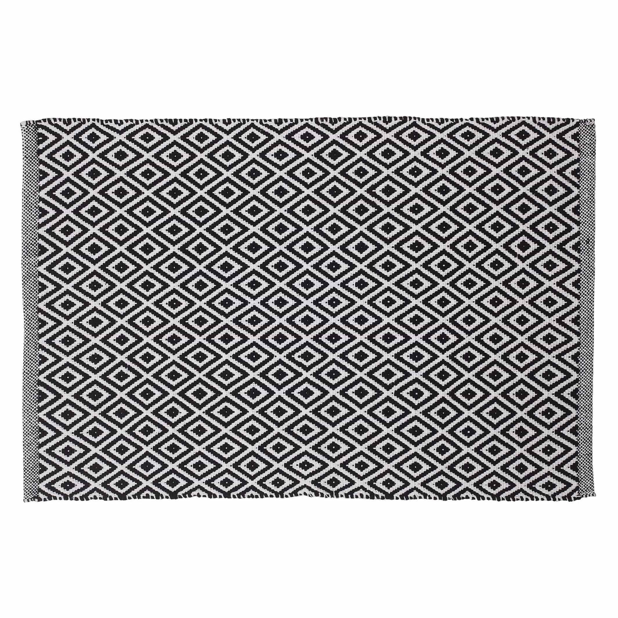 Sealskin Trellis badematte 60x90  Svart Sealskin Baderomsmatte CO-V213613