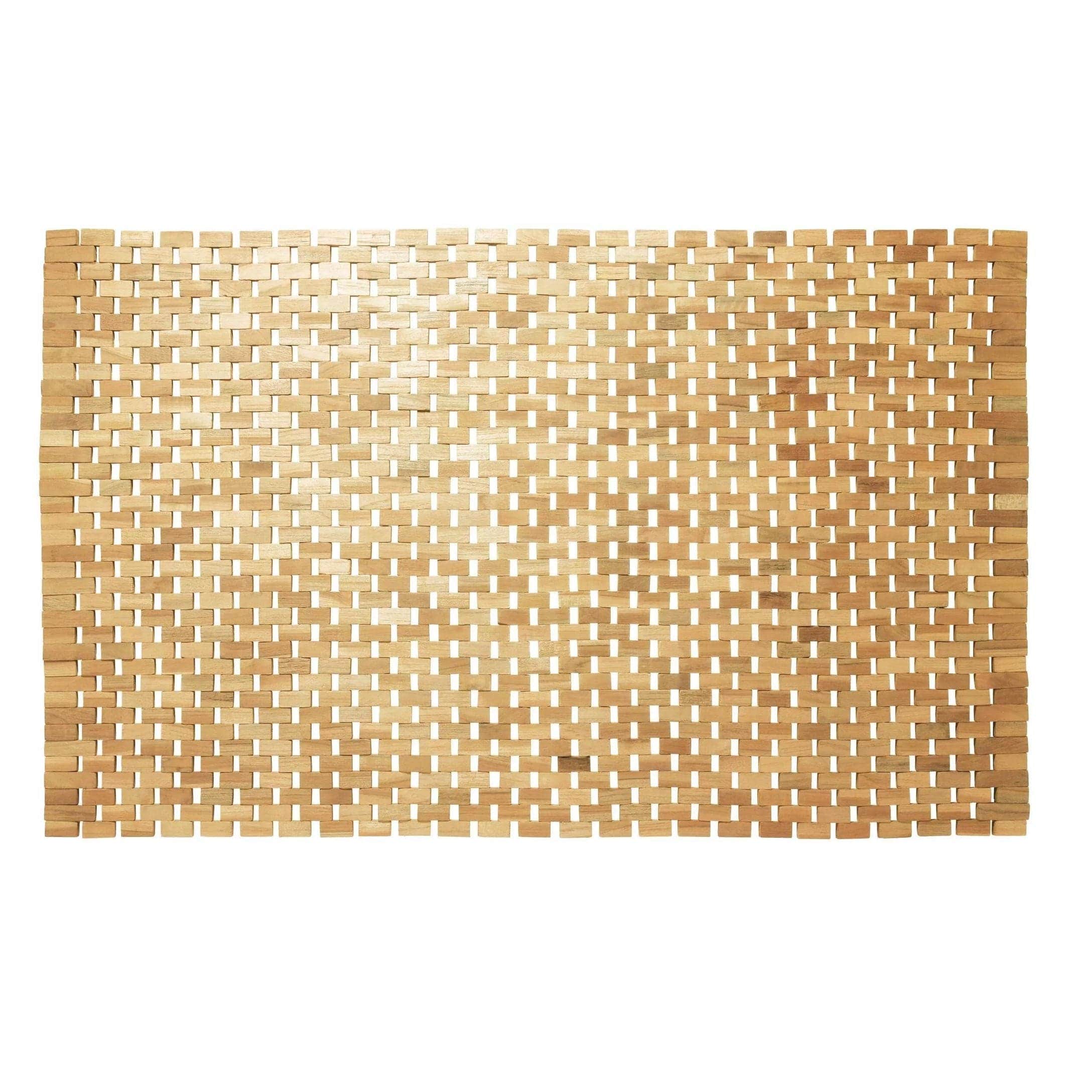 Sealskin Woodblock badematte teak Lys brun Sealskin Baderomsmatte CO-V924274