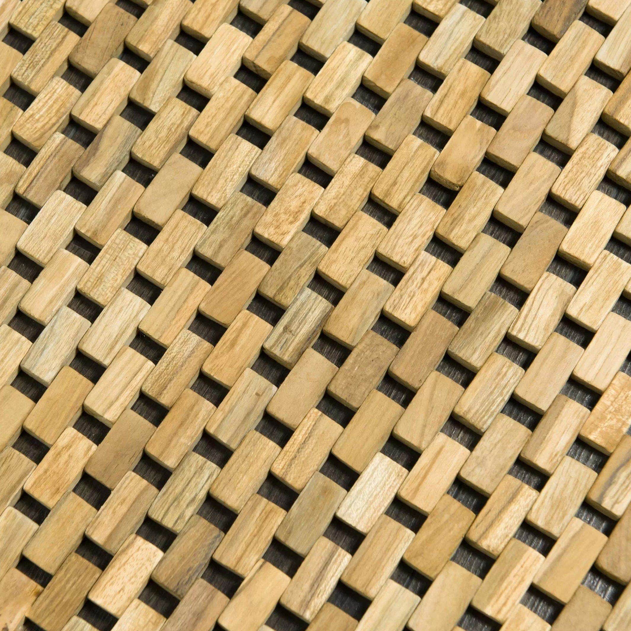 Sealskin Woodblock badematte teak Sealskin Baderomsmatte