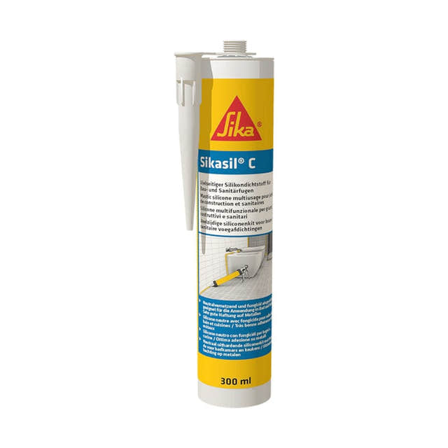 Sikasil-C Bygg og Sanitærsilikon Antrasitt Sika Silikon og lim GRO-288797