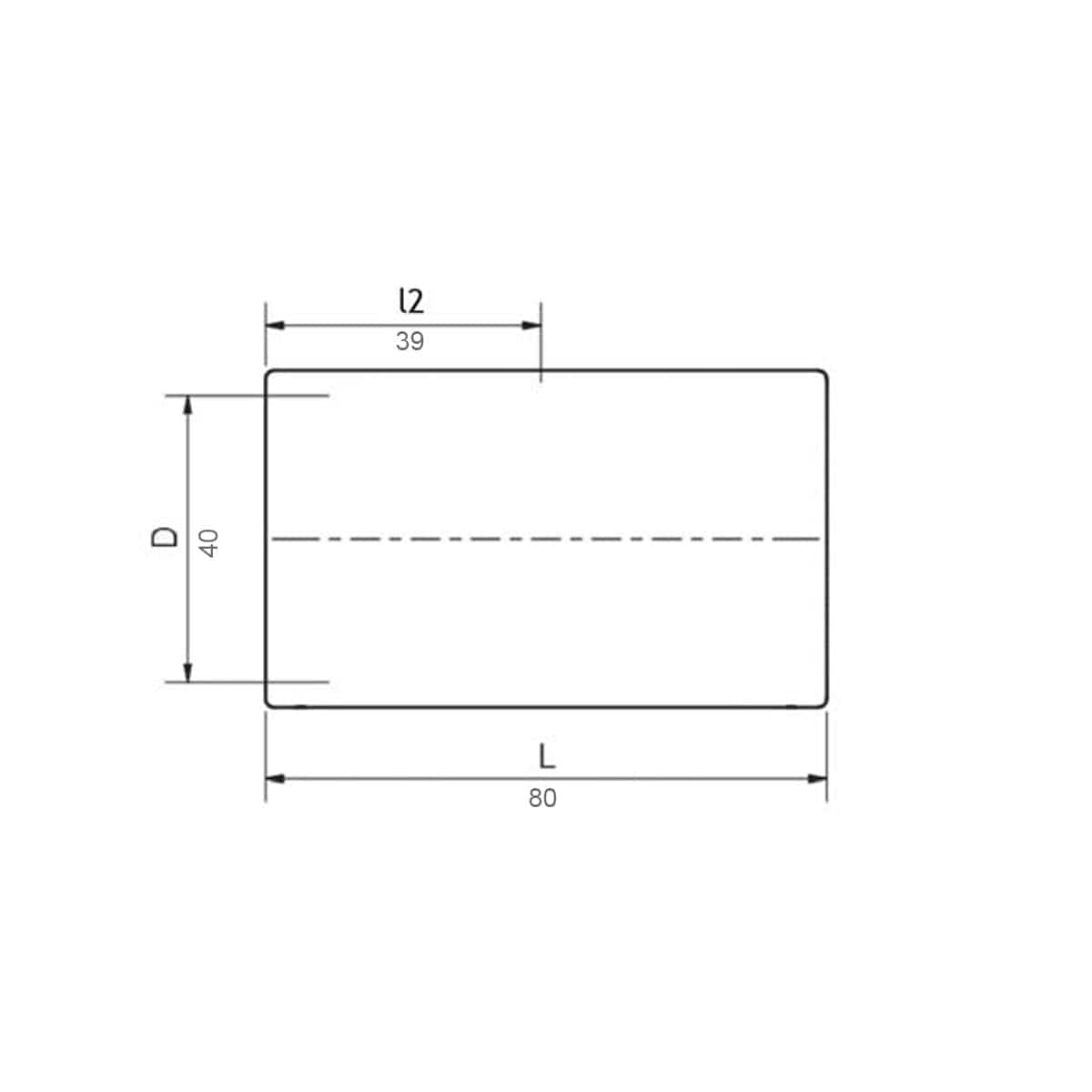 Smartline 40mm Dobbelmuffe PP 40mm Pipelife Muffe AH-2207112