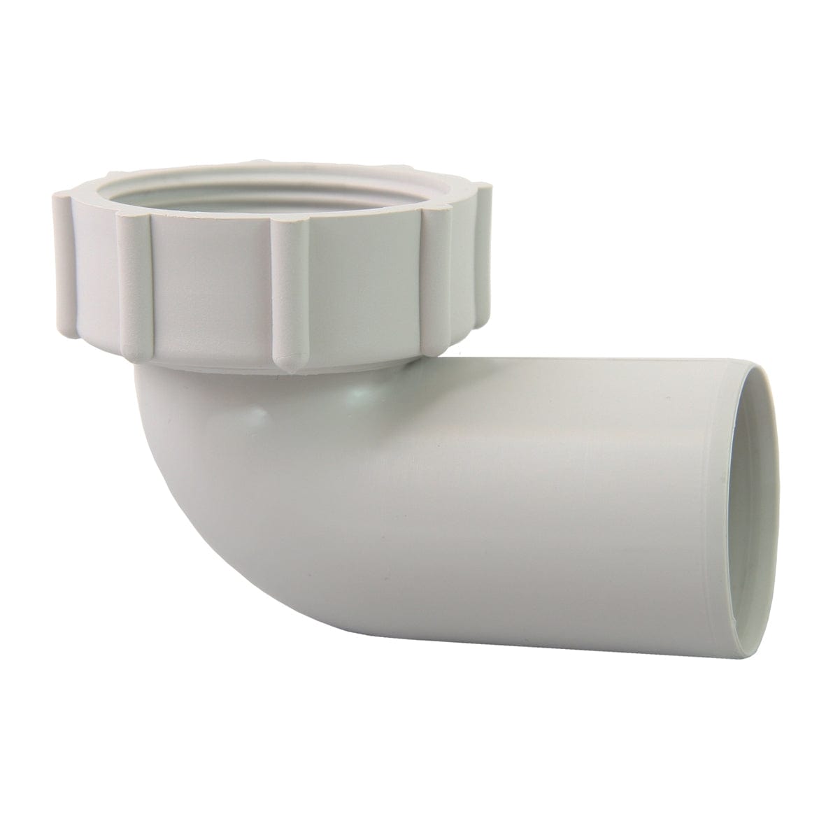 Smartline Bend med Hettemutter Hvit Pipelife Overgang AH-2207159