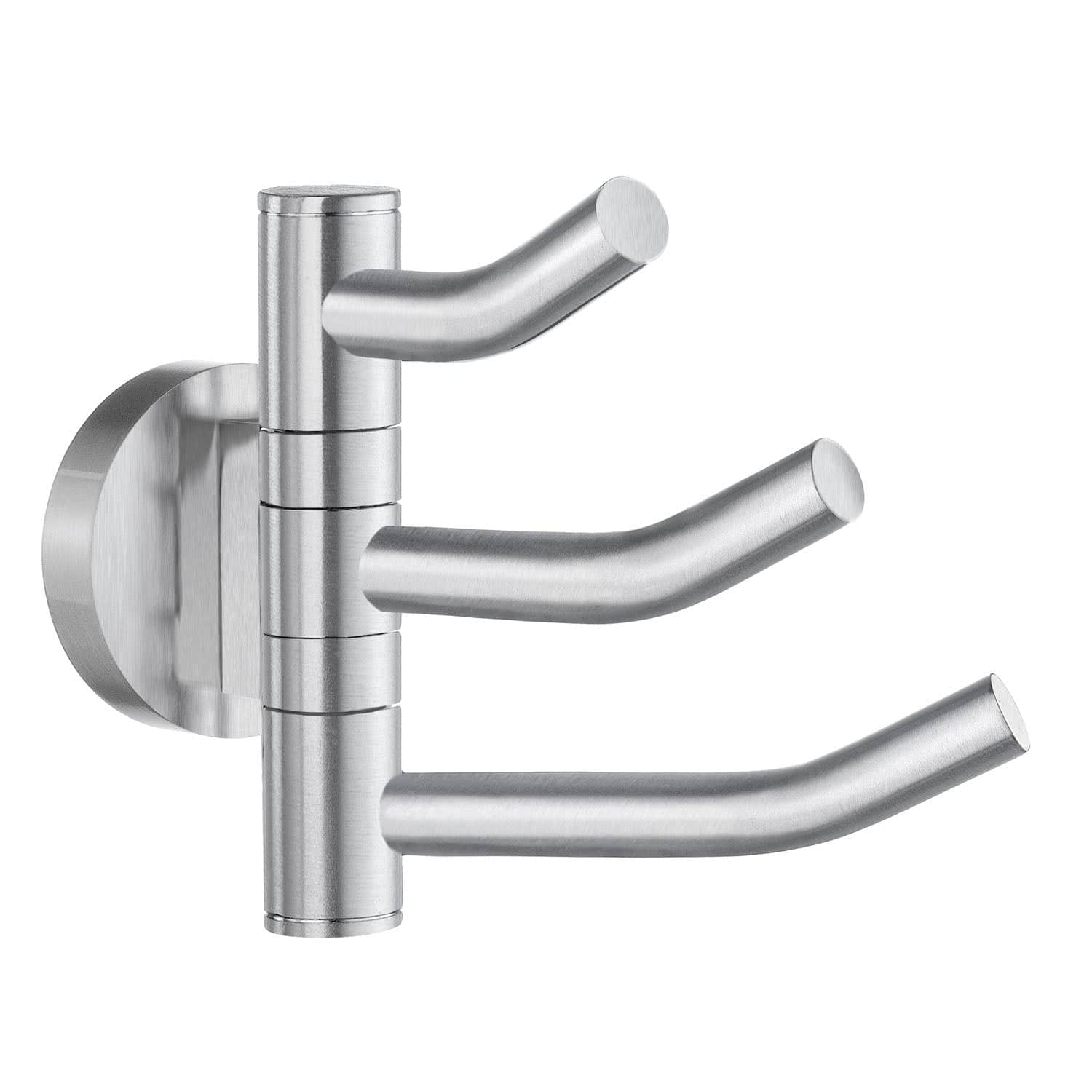 Smedbo 327 Svingbar Trippelkrok Home Matt krom Smedbo Håndkleholder SM-HS327