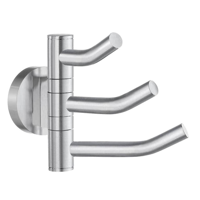 Smedbo 327 Svingbar Trippelkrok Home Matt krom Smedbo Håndkleholder SM-HS327