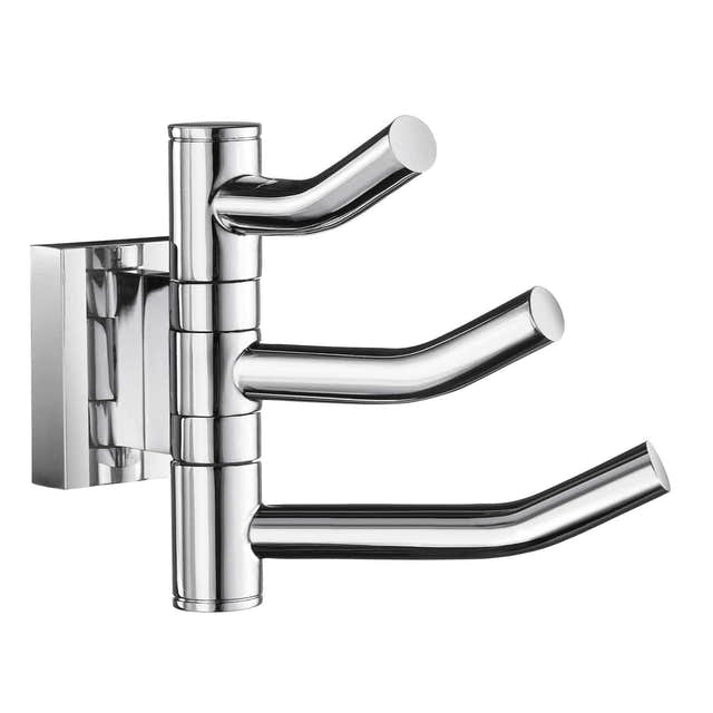 Smedbo 327 Svingbar Trippelkrok House Krom Smedbo Håndkleholder SM-RK327